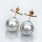 (PSL) Approx. 13.0 mm, Aurora Phoenix, Stud Pearl Earrings