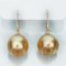 (PSL) Approx. 12.8 mm, Aurora Moon Rainbow, Lever Back Dangle Pearl Earrings