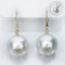 (PSL) Approx. 12.5 mm, Aurora Phoenix, Lever Backs Dangle Pearl Earrings