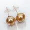 (PSL) Approx. 11.8 mm, Aurora Moon Rainbow, Stud Pearl Earrings