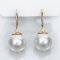 (PSL) Approx. 13.6 mm, Aurora Phoenix, Fish Hooks Pearl Earrings