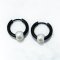 7.08 - 7.15 mm, Freshwater Pearl, Huggie Pearl Earrings