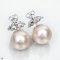 Approx. 15.0 mm, Edison Pearl, Stud Pearl Earrings