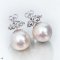 Approx. 16.0 mm, Edison Pearl, Stud Pearl Earrings