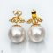 Approx. 15.0 mm, Edison Pearl, Stud Pearl Earrings