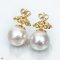 Approx. 15.0 mm, Edison Pearl, Stud Pearl Earrings