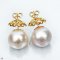 Approx. 15.0 mm, Edison Pearl, Stud Pearl Earrings