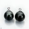 Approx. 11.0 mm, Tahitian Pearl, Pearl Drops
