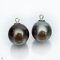 Approx. 12.0 mm, Tahitian Pearl, Pearl Drops