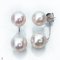 Approx. 7.0 mm, Akoya Pearl, Arch Bridge Pearl Earring Backs Stud Pearl Earrings