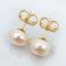 Approx. 10.0 - 12.0 mm, Freshwater Pearl, Stud Pearl Earrings