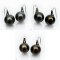 Approx. 11.0 mm, Tahitian Pearl, Fish Hooks Spoon Pearl Earrings