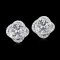 0.85 ct., Lab Grown Diamond, Twist Star Diamond Paved Hinge Jacket for Earrings