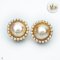 Approx.11.0 - 14.0 mm, Freshwater Pearl and South Sea Pearl, Cocktail Mabe Pearl Stud Earrings