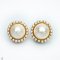 Approx.11.0 - 14.0 mm, Freshwater Pearl and South Sea Pearl, Cocktail Mabe Pearl Stud Earrings