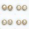 Approx.11.0 - 14.0 mm, Freshwater Pearl and South Sea Pearl, Cocktail Mabe Pearl Stud Earrings