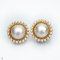 Approx. 2.0 mm and 11.0 - 12.0 mm, Freshwater Pearl and South Sea Pearl, Cocktail Mabe Pearl Stud Earrings