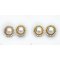 Approx. 2.0 mm and 11.0 - 12.0 mm, Freshwater Pearl and South Sea Pearl, Cocktail Mabe Pearl Stud Earrings