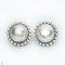 Approx. 2.0 mm and 13.0 - 15.0 mm, Freshwater Pearl and South Sea Pearl, Cocktail Mabe Pearl Stud Earrings