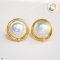 Approx. 23.0 - 24.0 mm, Blister Mabe, White South Sea Pearl, Stud Pearl Earrings