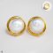 Approx. 23.0 - 24.0 mm, Blister Mabe, White South Sea Pearl, Stud Pearl Earrings