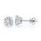 (IGI) 2.10 ct, Laboratory Grown Diamond (Round Brilliant, HPHT, 1.05 ct, D, VS 1), Four Prongs Diamond Stud Earrings