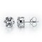 (IGI) 6.05 ct, Laboratory Grown Diamond (Round Brilliant, CVD, 3.02 ct and 3.03 ct, D, VS1), Six Prongs Solitaire Diamond Stud Earrings