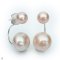 Approx. 7.0 - 12.0 mm, Freshwater Pearl, Arch Bridge Pearl Earring Backs Stud Pearl Earrings