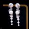 Approx. 4.0 - 12.0 mm, Freshwater Pearl and Edison Pearl, "Spiral" Pearl Stud Earrings