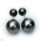 Approx. 7.0 mm and 12.0 -14.0 mm, Pewter Gray, Tahitian Pearl, Front Back Twin Pearl Double Stud Earrings