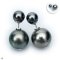 Approx. 7.0 mm and 12.0 -14.0 mm, Pewter Gray, Tahitian Pearl, Front Back Twin Pearl Double Stud Earrings