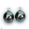 Approx. 12.0 mm, Tahitian Pearl, Pearl Drop