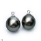 Approx. 12.0 mm, Tahitian Pearl, Pearl Drop