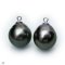 Approx. 12.0 mm, Tahitian Pearl, Pearl Drop