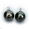 Approx. 12.0 mm, Tahitian Pearl, Pearl Drop