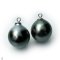 Approx. 13.0 mm, Tahitian Pearl, Pearl Drop