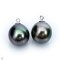 Approx. 13.0 mm, Tahitian Pearl, Pearl Drop