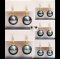 Approx. 13.0 mm, Tahitian Pearl, Jacket Pearl, CZ Paved Latch Back Earrings