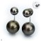 Approx. 7.0 mm and 12.0 mm, Tahitian Pearl, Arch Bridge Pearl Earring Backs Stud Pearl Earrings