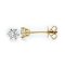 18K Gold, Six Prongs Classic Diamond Stud Earrings