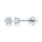 9K Gold, Six Prongs Classic Dimond Stud Earrings