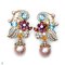 Approx. 13.0 - 15.0 mm, Edison Pearl, Wild Flora Gems Pearl Stud Earrings