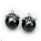 Approx. 11.0 - 12.0 mm, Tahitian Pearl, Icicles Pearl Drop