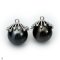 Approx. 11.0 - 12.0 mm, Tahitian Pearl, Icicles Pearl Drop