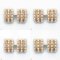 Approx. 2.5 - 3.0 mm, Freshwater Pearl, Three Row Pearl Stripes Stud Earring