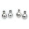 Approx. 6.0 mm, Akoya Pearl, Diamond Head Stud Pearl Earrings