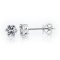 (IGI) 1.1 ct, Laboratory Grown Diamond (Round Brilliant, HPHT, 0.55 ct. and 0.59 ct., D, VVS2), Six Prongs Diamond Stud Earrings