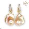 Approx. 13.0 - 14.0 mm, Freshwater Pearl, Huggie with Jacket Pearl Earrings