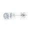 (IGI) 1.08 ct, Laboratory Grown Diamond (Round Brilliant, HPHT, 0.54 ct. (x2), D, VVS2), Four Prongs Diamond Stud Earrings
