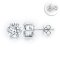 (IGI) 2.17 ct, Laboratory Grown Diamond (Round Brilliant, HPHT, 1.08 ct and 1.09 ct., D, VS2), Six Prongs Round Diamond Stud Earrings